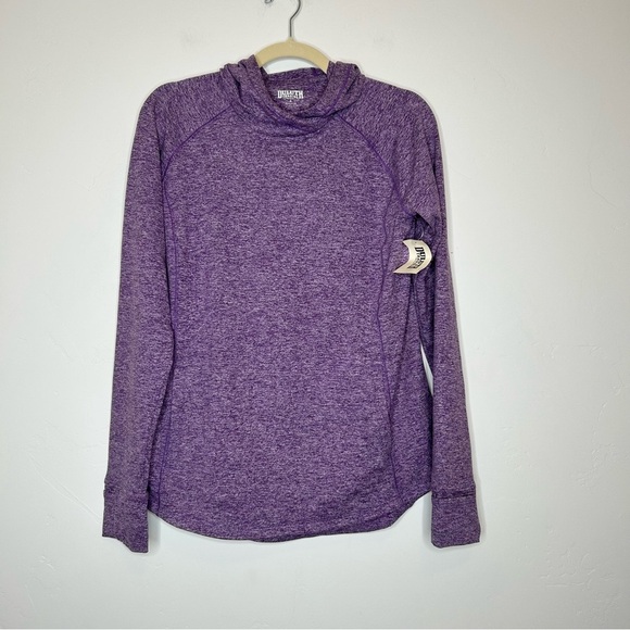NWT Duluth Trading Co Purple Long Sleeve Plushcious Hoodie Size Small - Picture 1 of 11